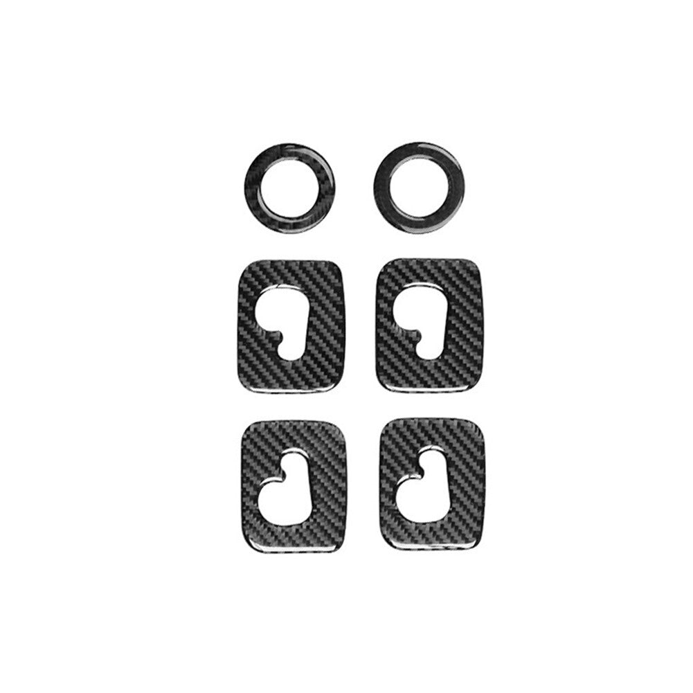 1 Set For 370Z 2009-2020 Carbon Fiber Navigation Decoration Cover Trim v
