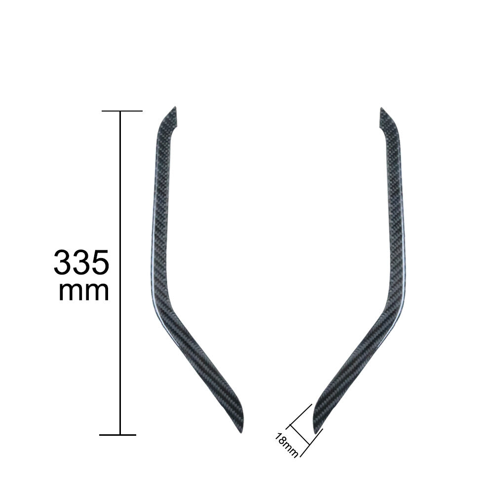 Red Carbon Fiber Center Dashboard Strip Cover Trim For Altima 2019-2022 v