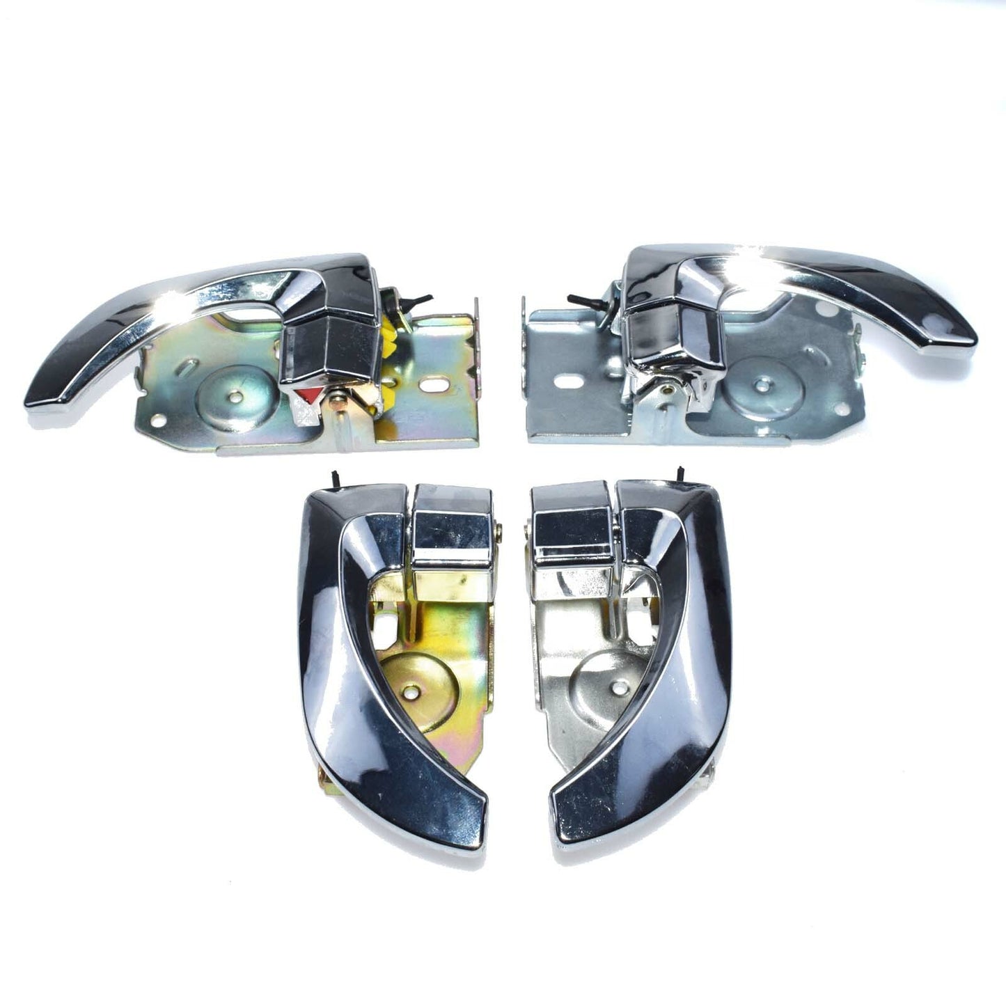 Interior Door Handle 4 Piece Set for CHRome for for Kia Sorento 2003 - 2009 836203E011- v