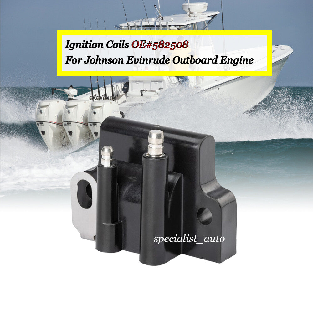 1PC Ignition Coil For Johnson Evinrude Outboard Engine 582508 18-5179 183-2508