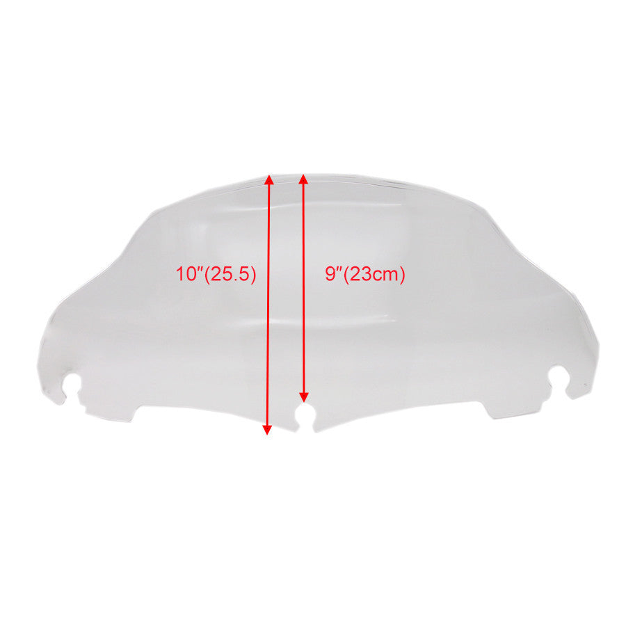 9 Clear Wave Windshield Windscreen for Harley Electra Street Glide 2014-2016 Q