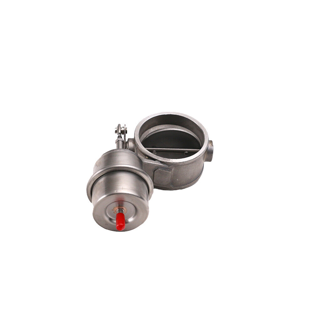 1PC 3.5 89mm Exhaust Control Valve Set Vacuum Actuator OPEN Style Pipe Downpipe