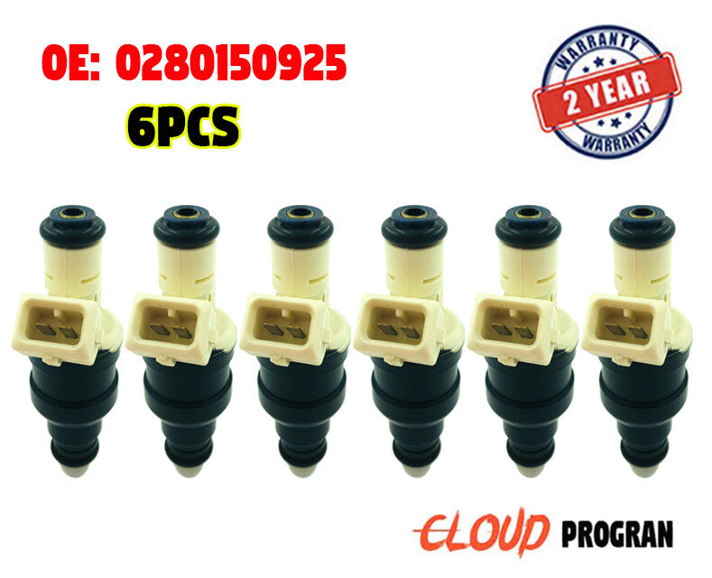 6PCS Fuel Injector 0280150925 Fit For 1992-1993 for Dodge Truck 3.9L v