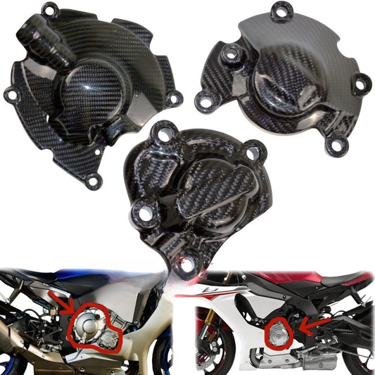 Suitable for Yamaha 2015-2023 YZF R1 R1M 3K carbon fiber engine housing protective cover kit.