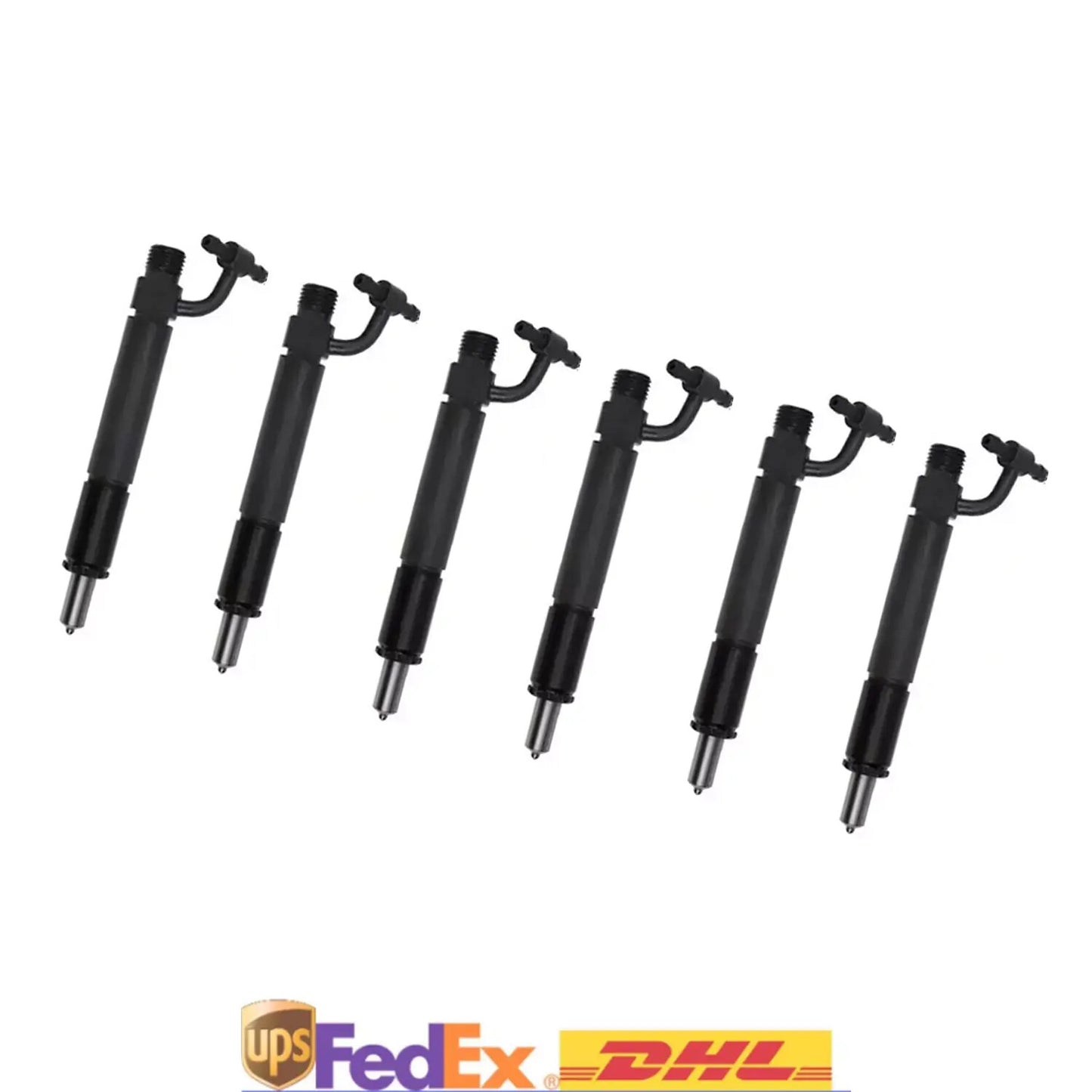 6Pcs Fuel Injector w/Nozzle 688840C91 749763C91 780328 for Navistar Engine DT466