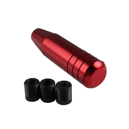 Long Plus Manual Car Gear Stick Shift Knob Shifter Lever 13cm Red Universal