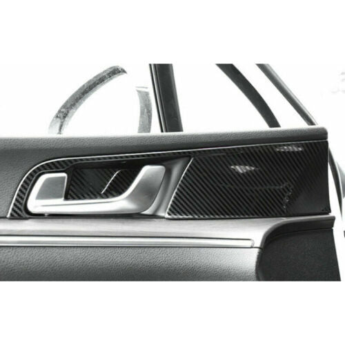 for Kia K3 Forte 2019-2021 Carbon ABS Headlight Switch Button Cover Frame Trim v