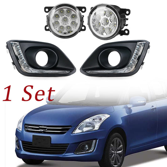 Set for Suzuki for Swift 2014-2016 LED Bumper Daytime Driving Running Lamp