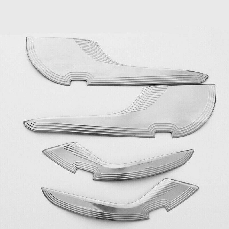 for Camry 2018-2022 Silver Titanium Inner Door Anti-Kick Panel Cover Trim n