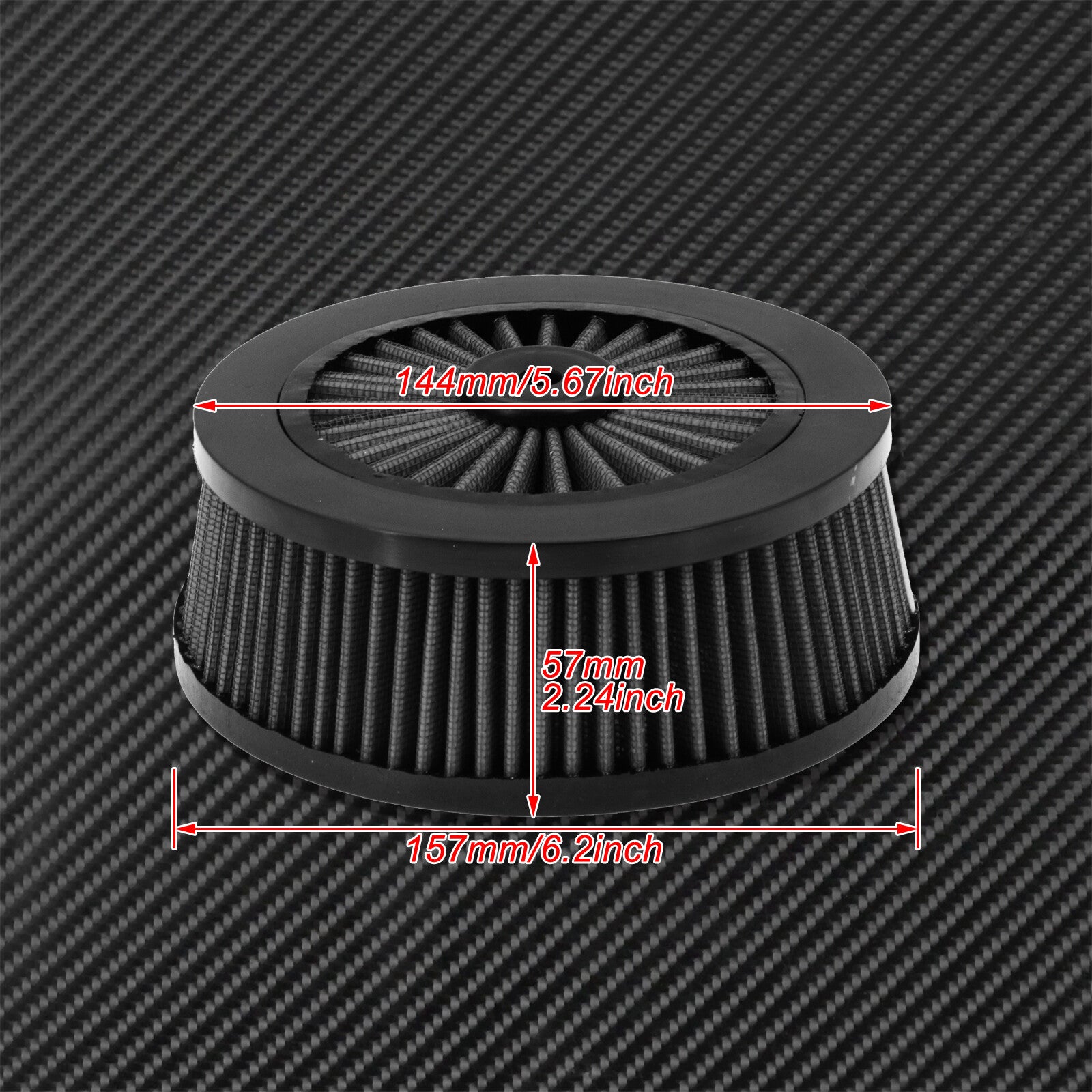Motorcycle Gray Air Cleaner Intake Fitler Element Fit for Harley Touring Softail Q