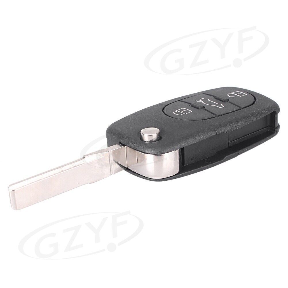 Remote Key Fob Shell Case Keyless 3 Buttons Cover Fit for Audi A2 A3 for A4 for A6 for A8 TT Car Q