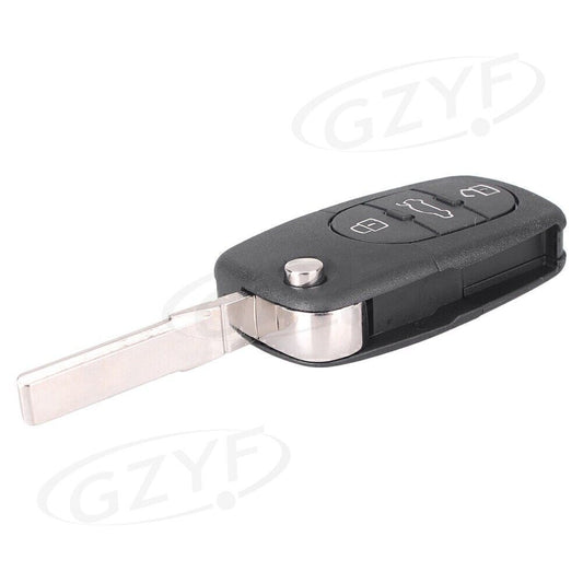 Remote Key Fob Shell Case Keyless 3 Buttons Cover Fit for Audi A2 A3 for A4 for A6 for A8 TT Car Q
