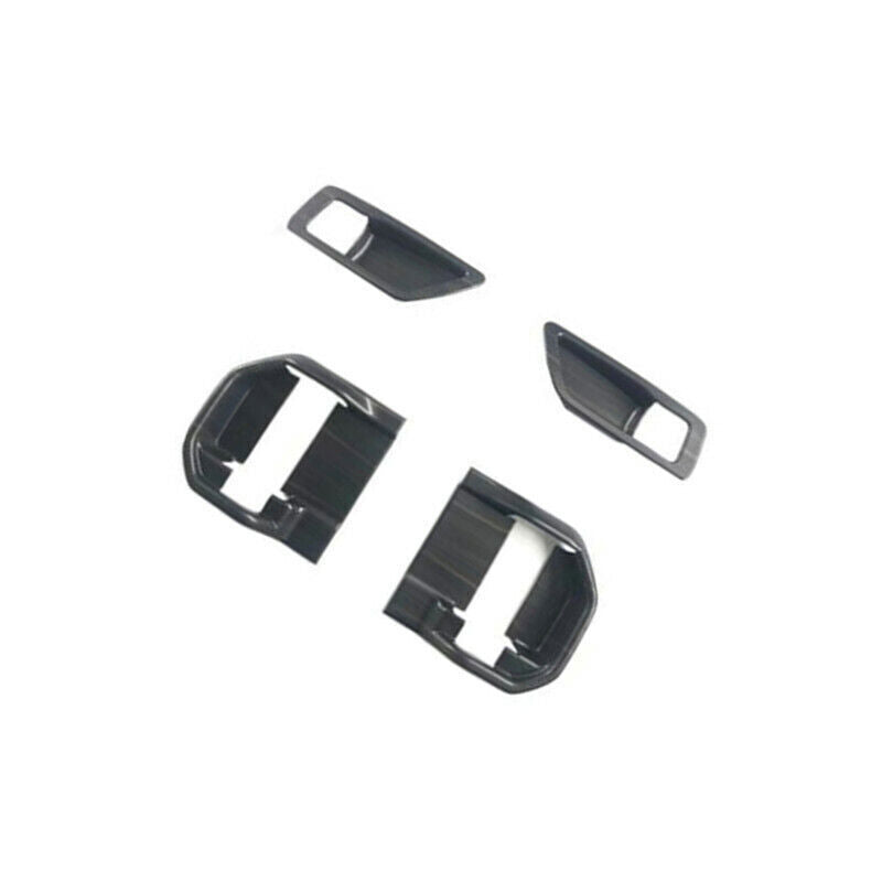 4X Wood Grain Look Inner Door Handle Bowl Cover Trim for Toyota for Sienna 2021-2024