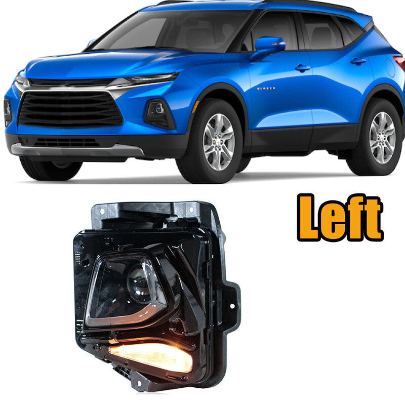 Left Side for Chevy Blazer 2019 2020 2021 Headlight Assembly HID Headlamp