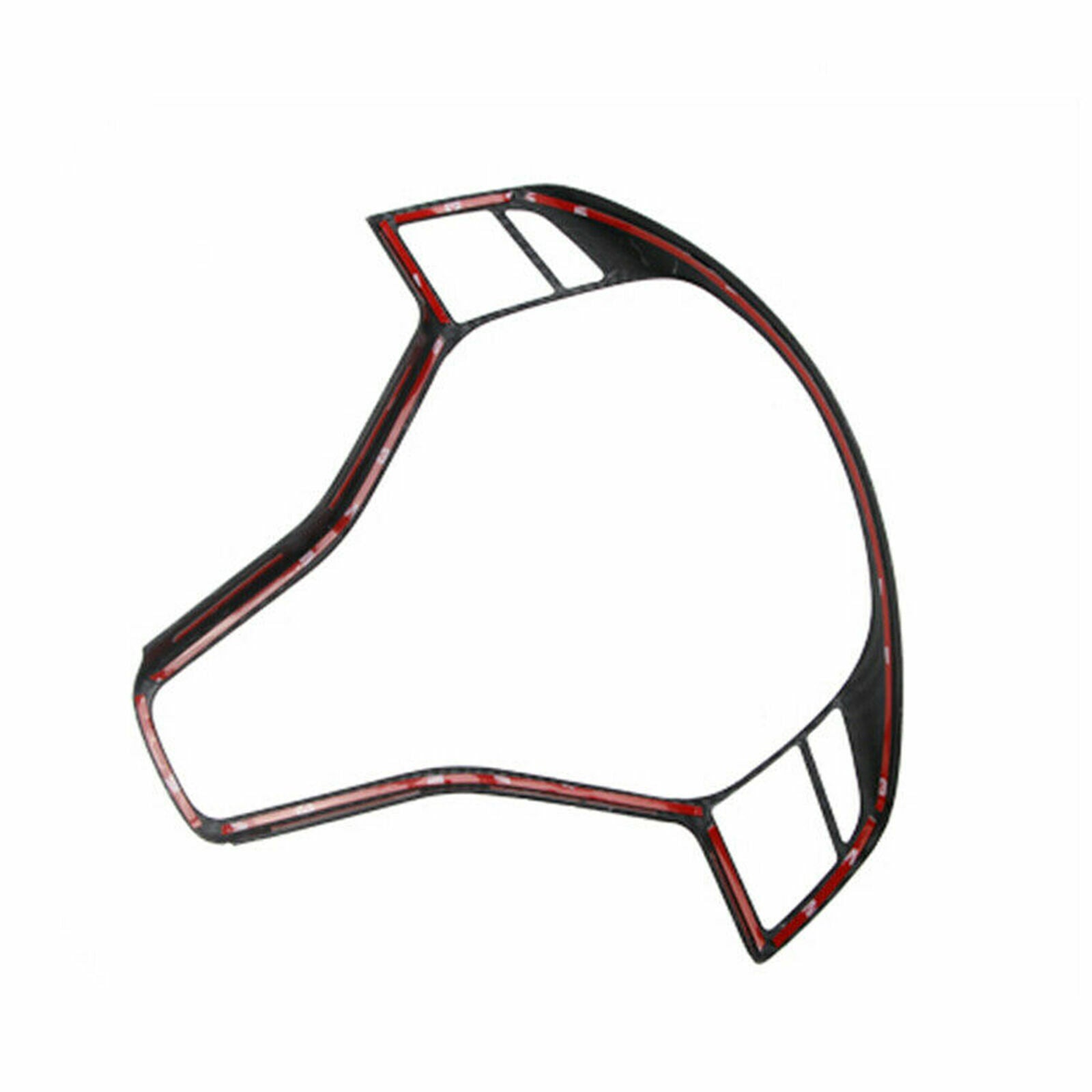 Carbon Fiber Color Steering Wheel Cover Trim Fit for Benz Class A B C W204 W212