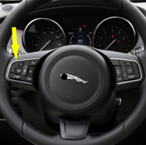 Trim for Jaguar E-PACE Dry Carbon Fiber 2018-2020 Steering Wheel Control Frame