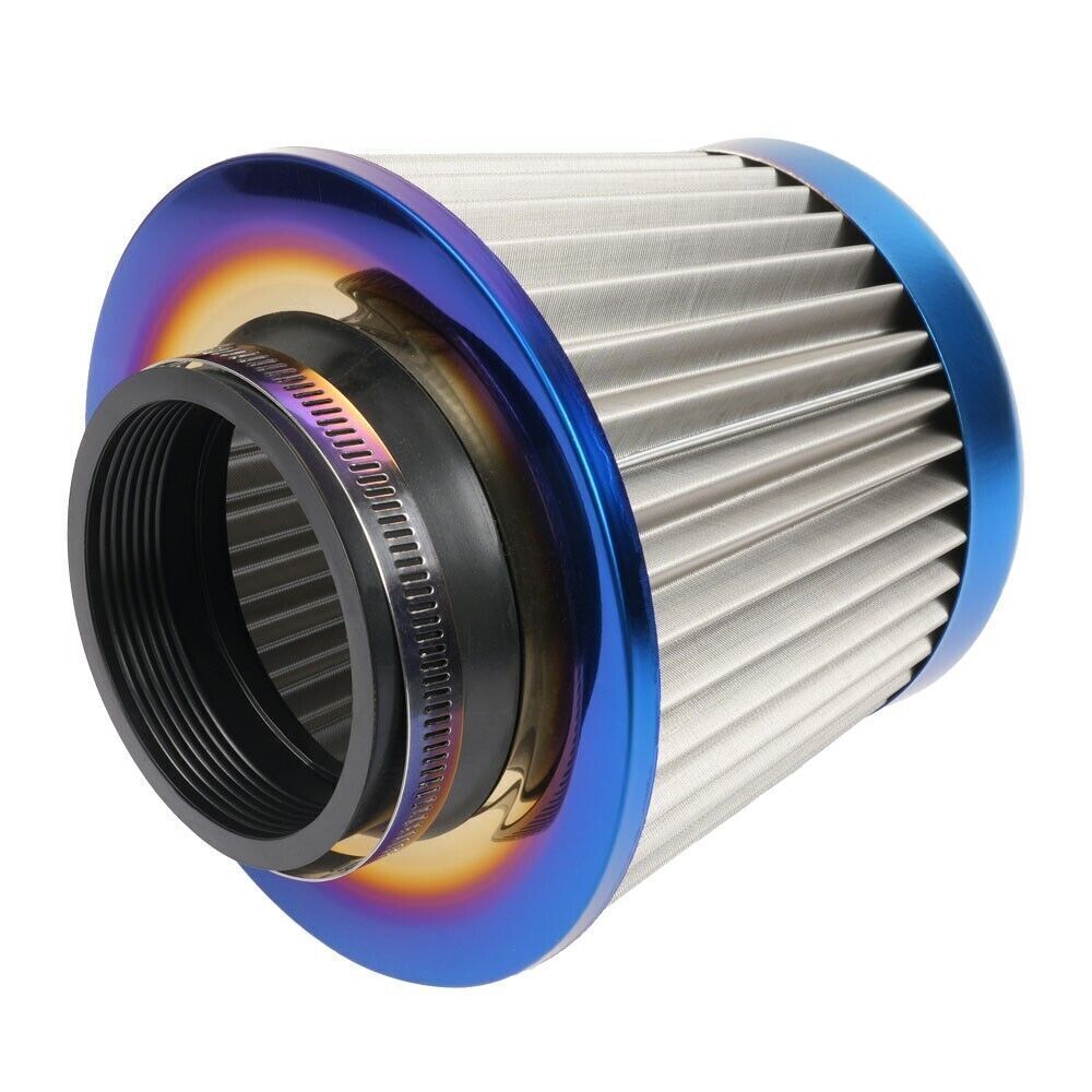 376mm REUSABLE Air Filter STAINLESS STEEL Wire High Flow Cold Air Intake Filter Q