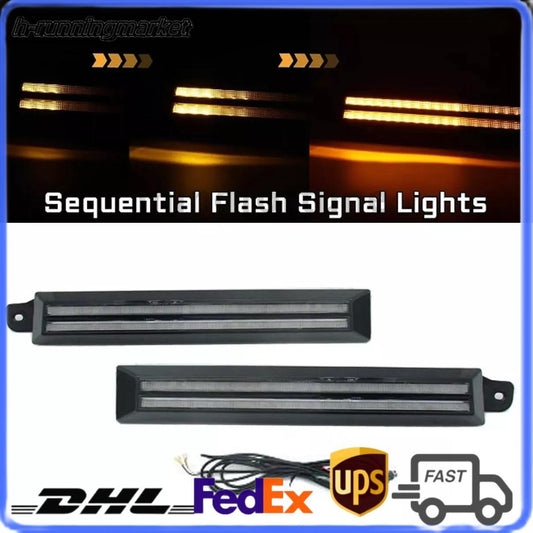1Pair Front Headlight LED Daytime Running Light DRL for Toyota 4Runner 1996-2002