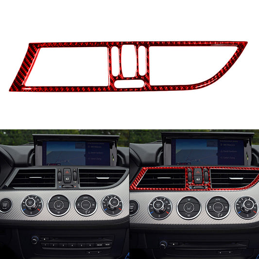 2x Carbon Fiber Rear Window Lift Control Cover Trim for Lincoln for Navigator 07-14 v