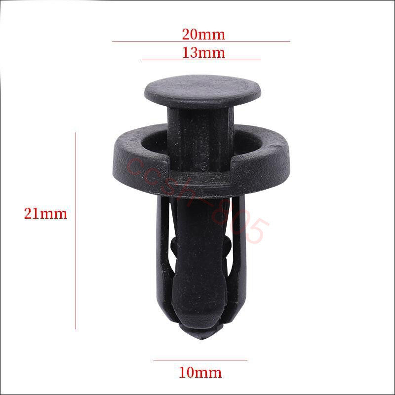 10 Pcs Car Bumper Engine Under Tray Trim Retainer Clips for Toyota