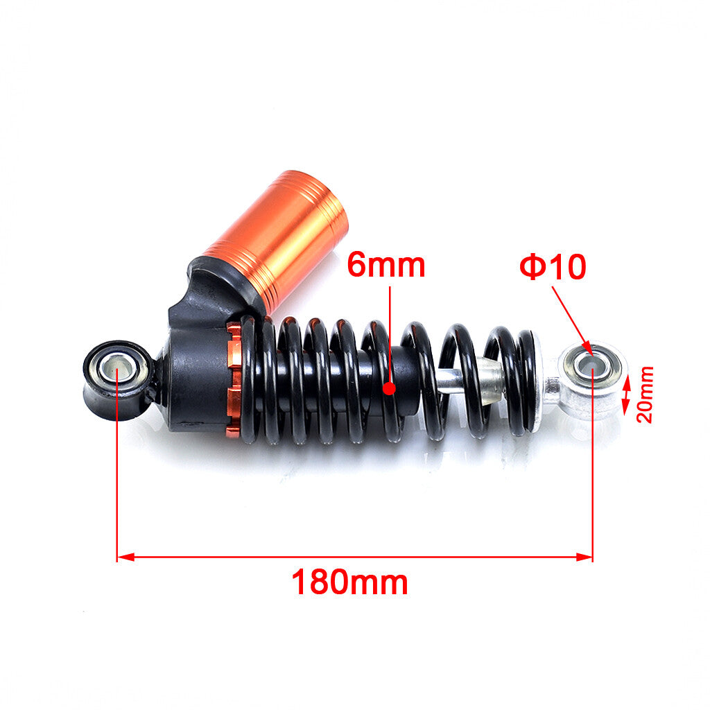 Orange180mm Shock Absorber Suspension Bike Motorcycles ATV Scooter electromobile