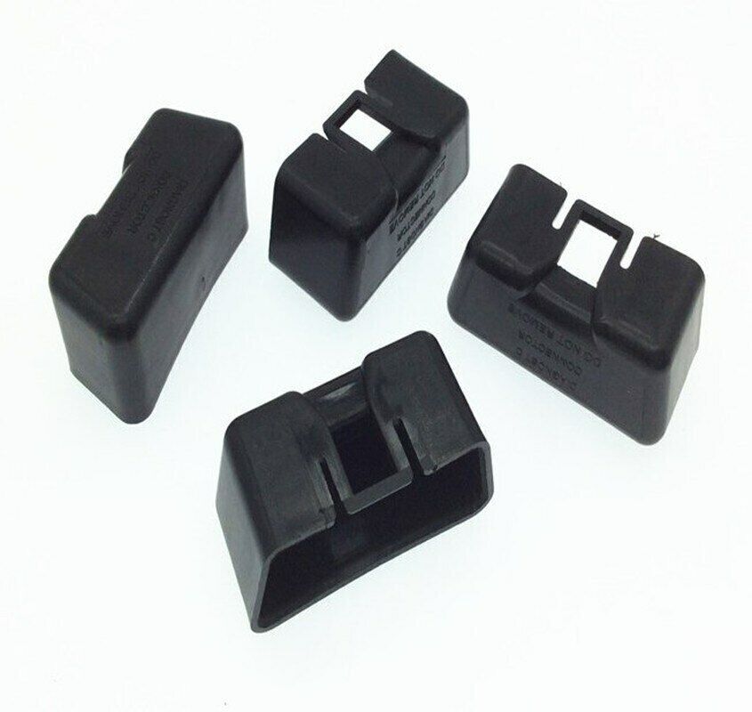 4-Piece Car OBD2 Interface OBDII Dust Cover, DVR Diagnostic 16-Pin Connector Plug Cap - n