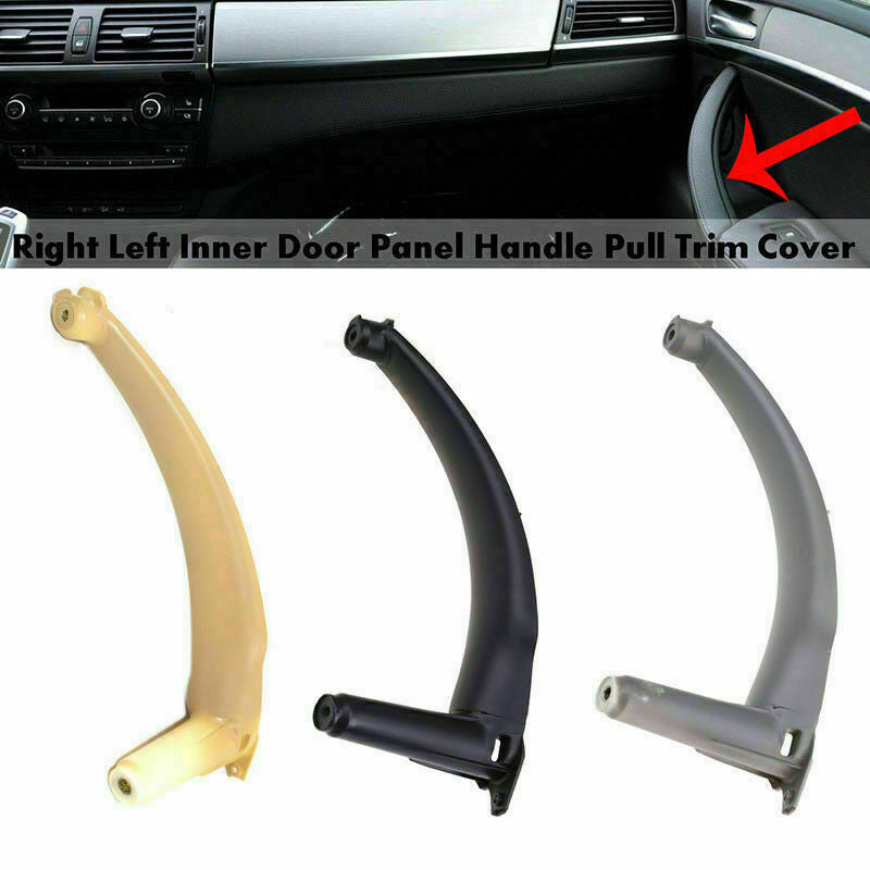 Passenger Right Inner Door Panel Handle Pull Trim Cover Fit for BMW E70 for X5 2007-2014 Q