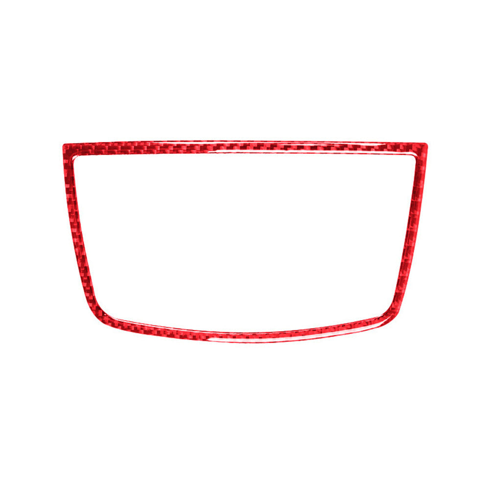 2Pcs Carbon Fiber Gear Shift Panel Cover Trim Sticker for Audi A6 C8 2019-2022 v