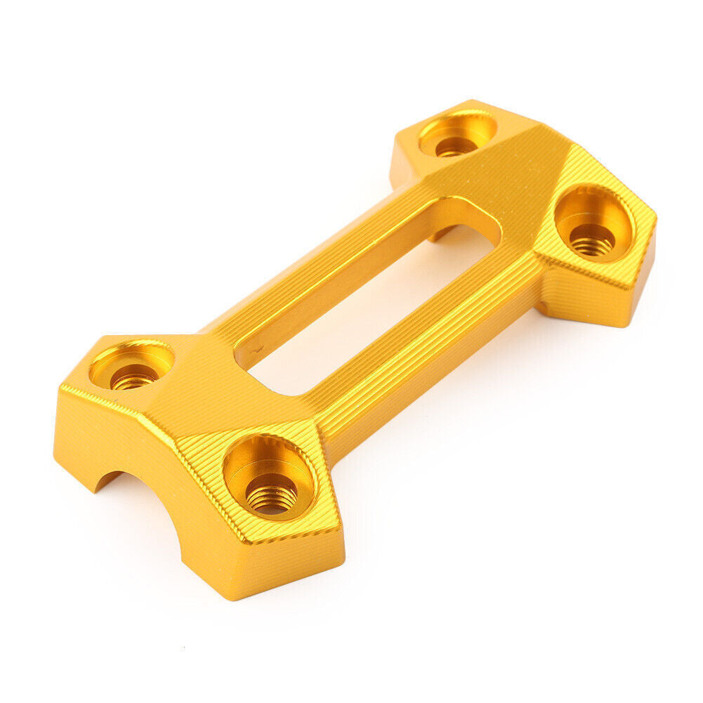 Handle Bar Fat Bar Riser Mount Clamp Top Cover for Kawasaki Z900 2017-2022 GOLD Q