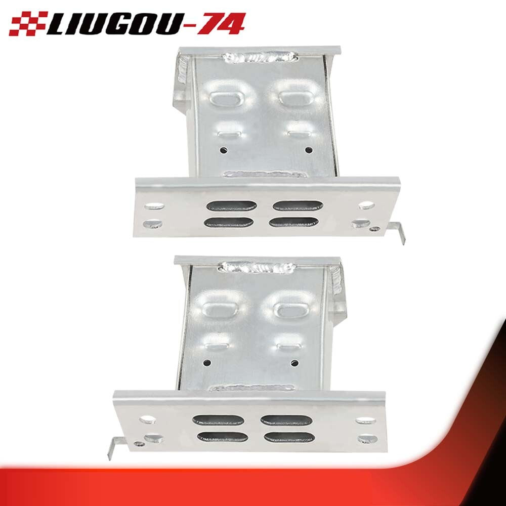 Fits 2010 - 2015 for Prius Front 2 Piece Bumper Bracket Set Reinforcement New - v