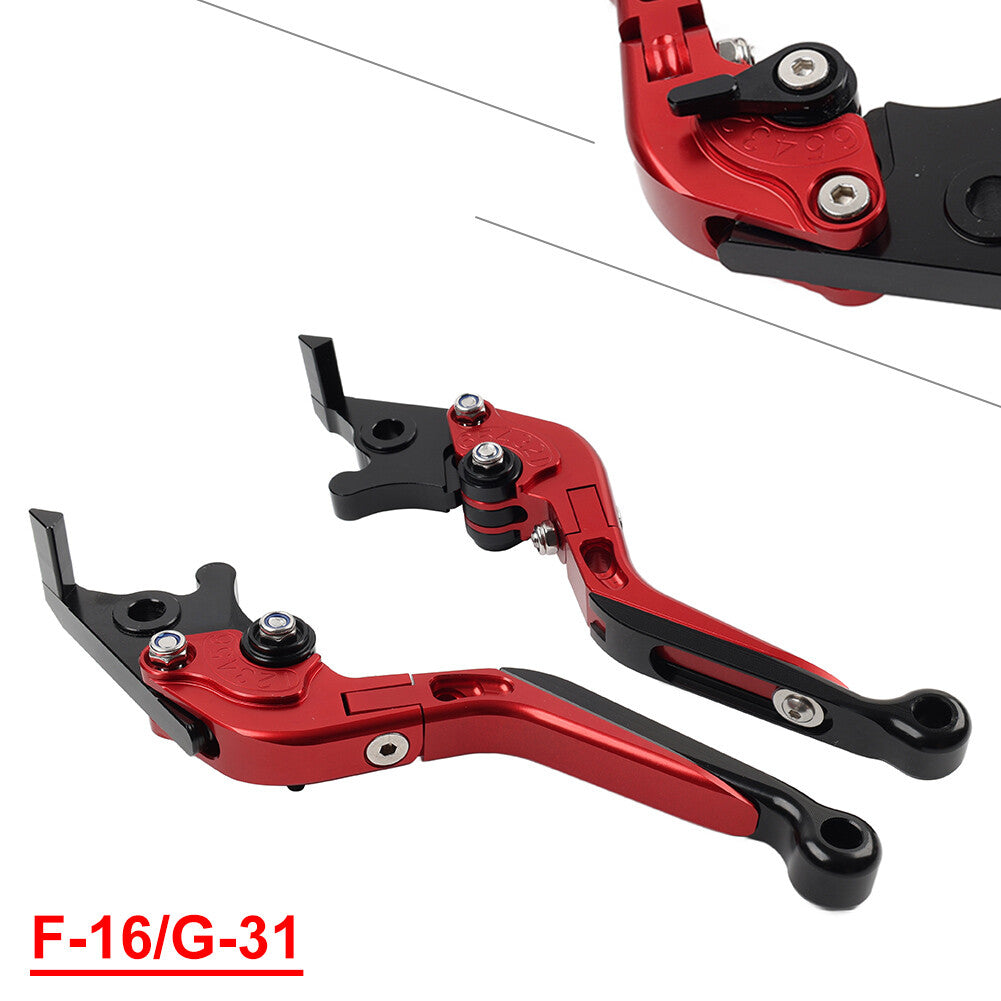 CNC Folding Extendable Brake Clutch Levers for BMW G310R/G310GS 2017-2021 Red Q