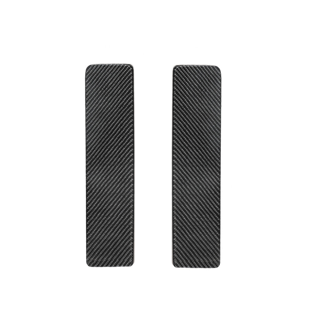 Red 2Pcs Center Control Trim Cover Decor Carbon Fiber For Quest 2004-2006 v
