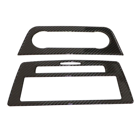 Carbon Fiber Inner Center Console CD Panel Trim Fits for Benz GLE W166 2015~2018 n