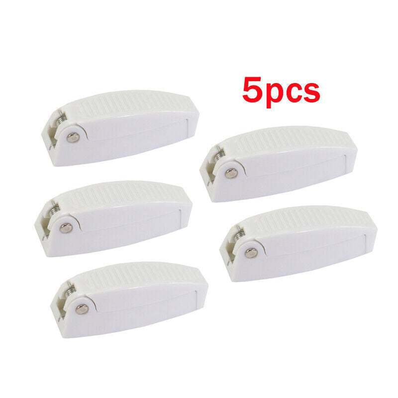 5-Piece ABS Plastic Caravan Luggage Door Clip/Latch Bracket for RVs and Campervans n