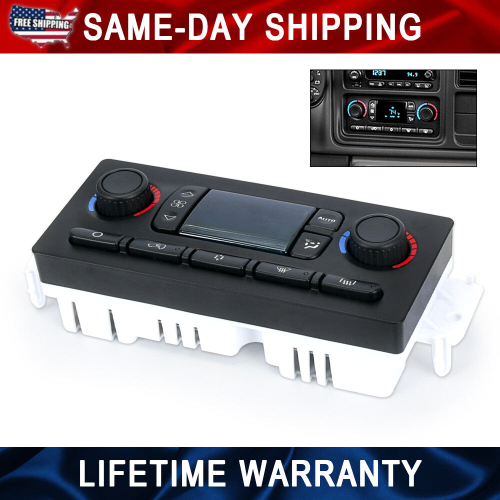 A/C Heater Climate Control Module Panel Switch For 2003-2007 for Hummer H2 599-015
