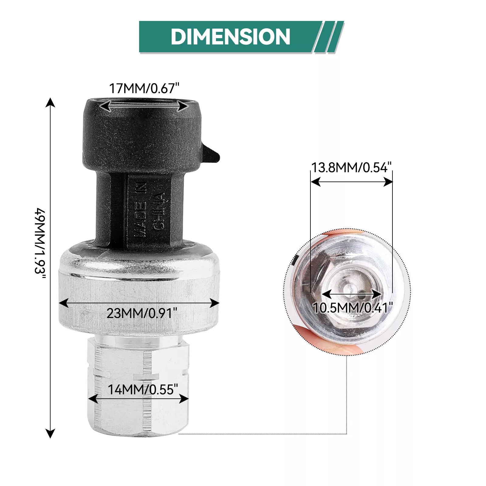 13587668 Suitable for refrigerant pressure switch sensor in for Buick , for Chevrolet , and for Hummer air conditioning systems. Q