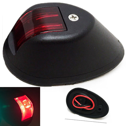12V LED Navigation Sailing Lamp Waterproof Marine Boat Yacht Plastic Red n