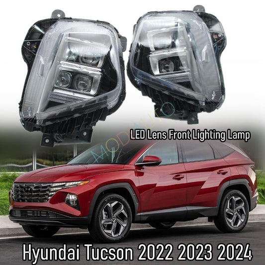 LED Lens Front Lighting Lamp DRL Driving Lamp for Hyundai for Tucson 22-24 Fog Light