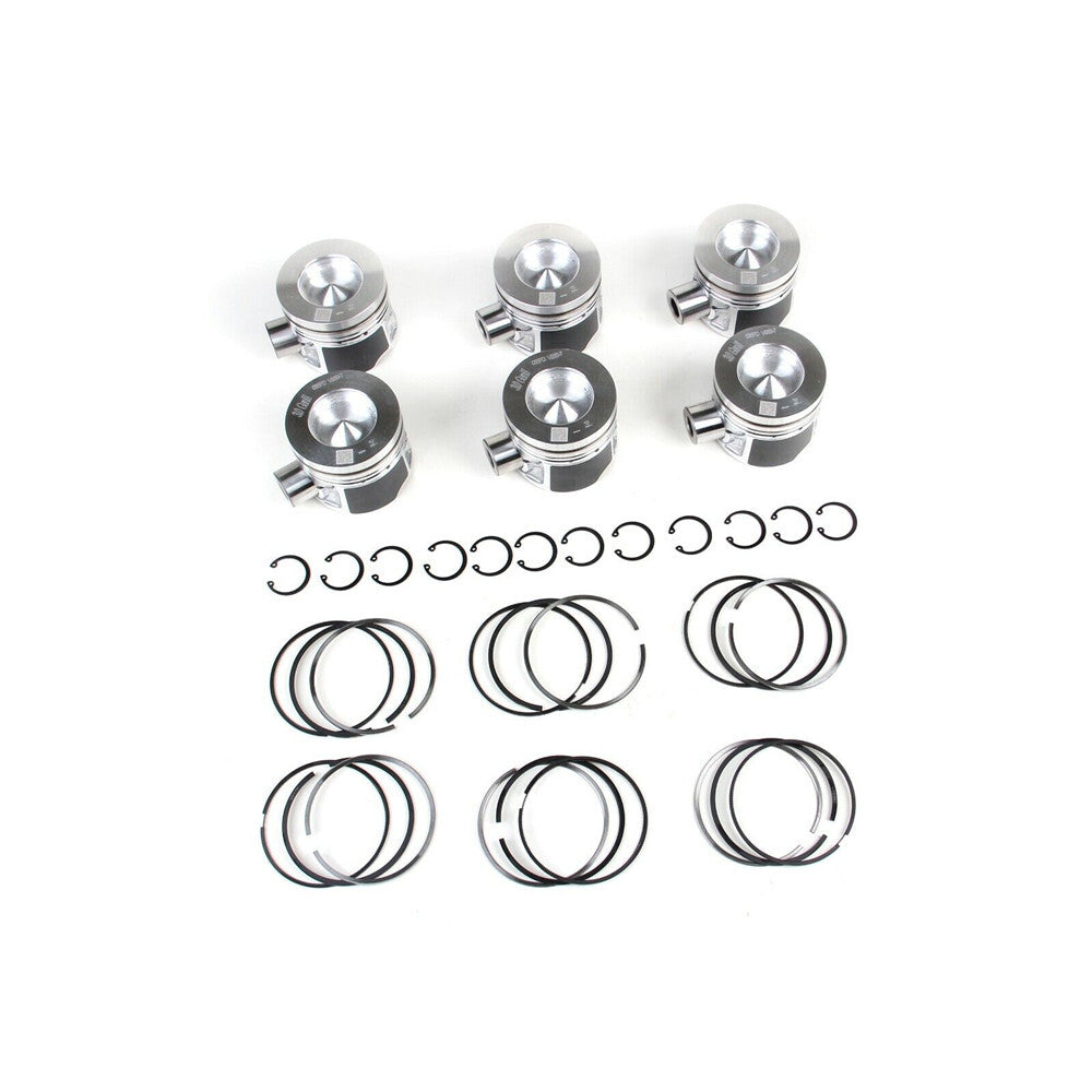 6x Pistons Rings Kit ¦µ83.01mm for VW Touareg for Audi A4 A5 A6 A7 for A8 Q5 Q7 3.0 TDI