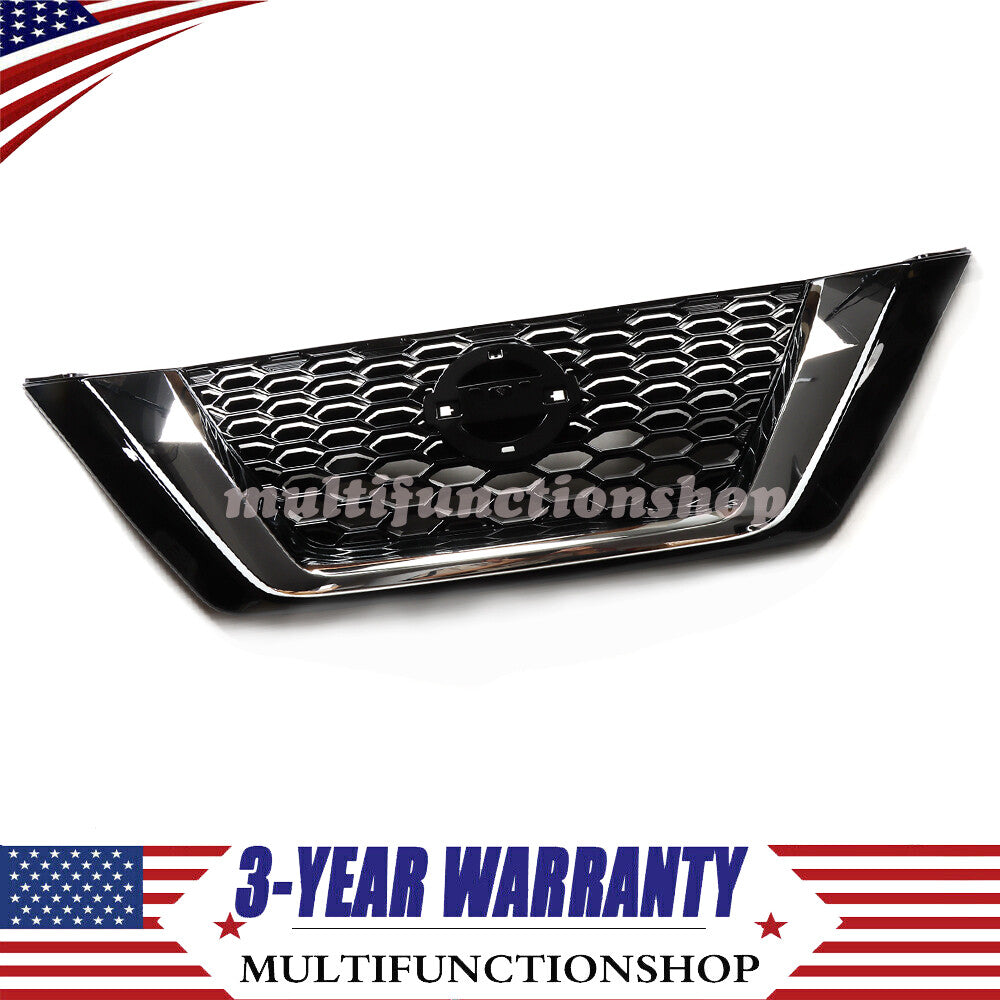 Chrome+Black Front Grille Grill Assembly For 2019-2023 for Nissan Murano 623109UF0A