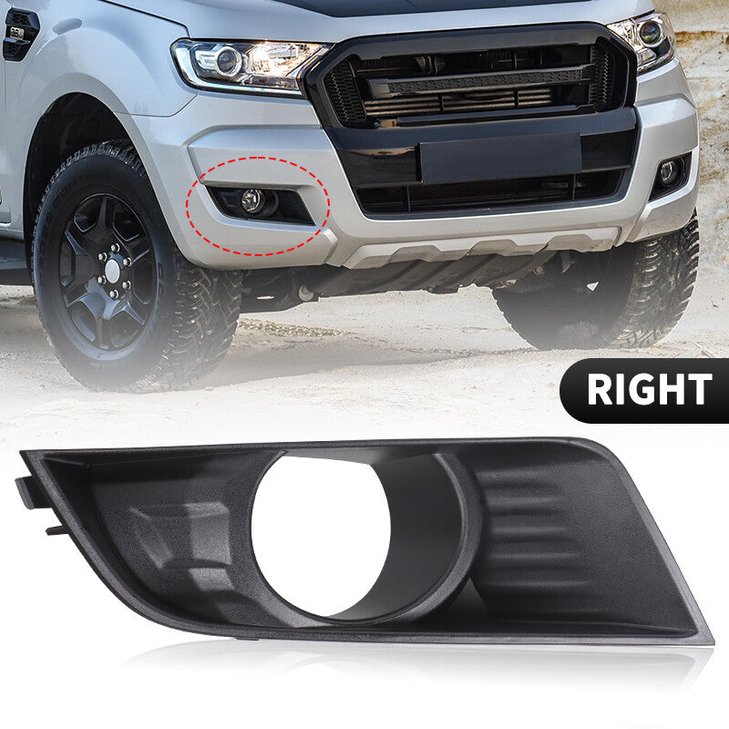 Right Passenger Front Fog Lamp Light Cover Bezel for Ford Ranger PX 2015-2018