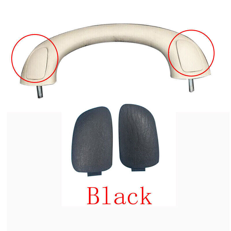 2*Black Roof Inner Handle Armrest Screw Cover Replace for Toyota Prado 2003-2009 Q