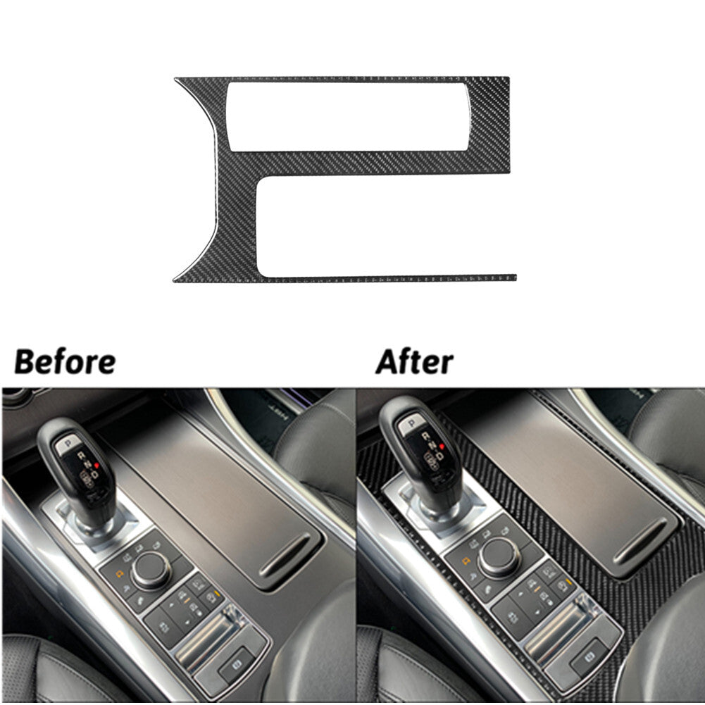 Carbon Fiber Interior Navigation Display Frame Cover Trim For GT-R R35 v