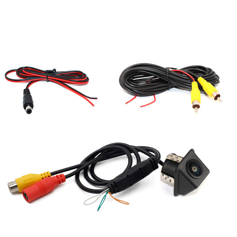 12V Car Backup Camera Fish Eye Lens Night Vision Waterproof Rear View Camera v