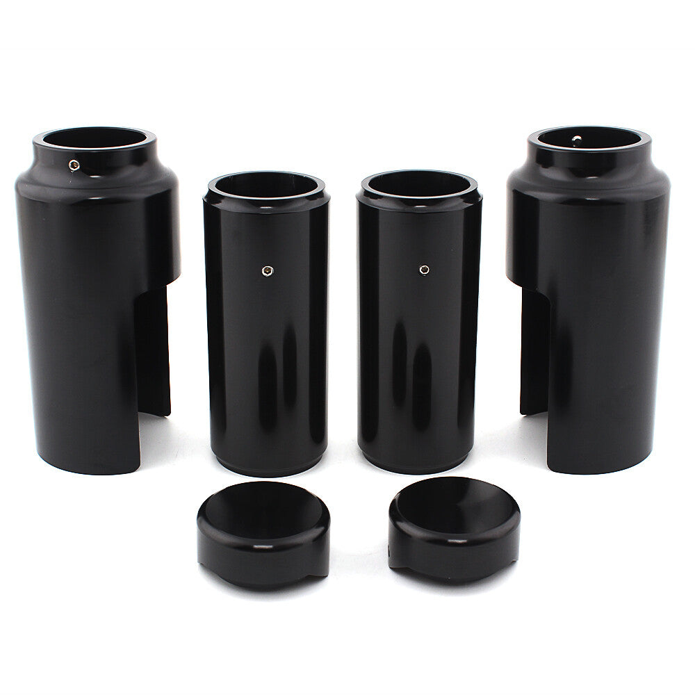for Harley Softail Breakout FXBR FXBRS 18 Black Upper/Lower Fork Covers Tube Cap Q