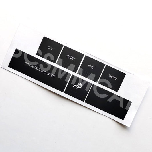 Information Center Button Repair Vinyl Sticker Fit For 2005-2009 for Jeep Commander Q