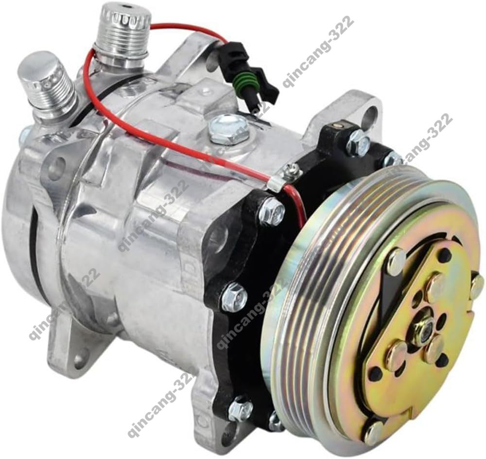 A/C Compressor 84322107 for Holland CASE IH Skid Steer Loader 420 430 445 465 Q