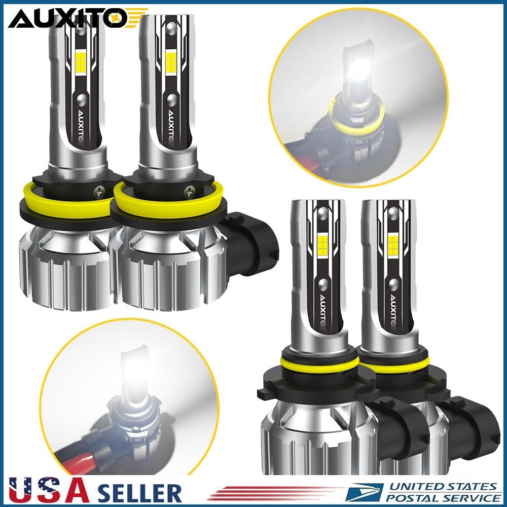 4th Generation 9005 & H11 Unified LED Gum Year Bright 6500K High Forte Bright White- v