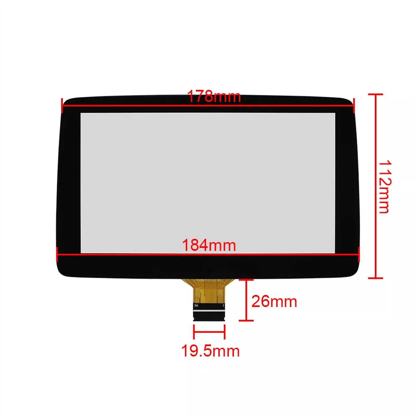 7Touch Screen Digitizer Fits for Mazda 3 Radio Navigation TM070RDZ38 MX-5/CX-3 n