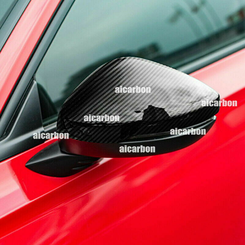 for Honda for Civic 2022 2023 Carbon Fiber Side Door RearView Mirror Cover Trims ABS